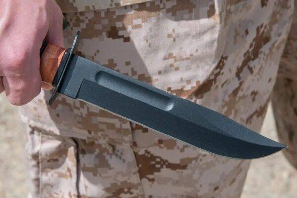 Custom Handmade KA-BAR Knife - Full Size US Marine Corps Knife with Leather Sheath | Best KA-BAR Knife - Image 4