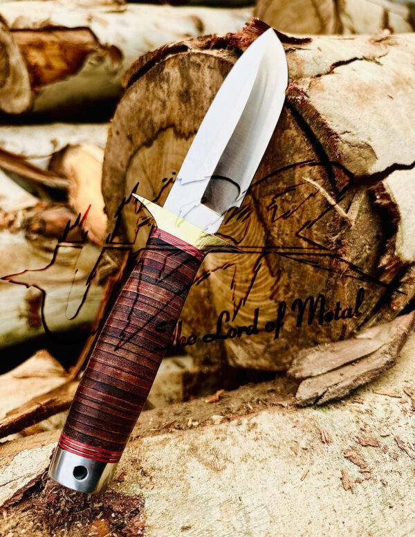 Handmade D2 Tool Steel Bowie Knife | Best Gift for Hunting & Survival | Leather Sheath - Image 2