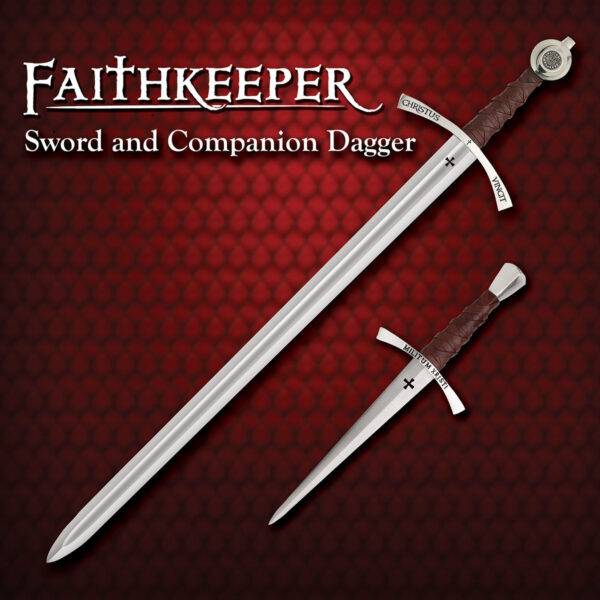 Faithkeeper Sword & Dagger - Collectible Knife for Enthusiasts & Gifts