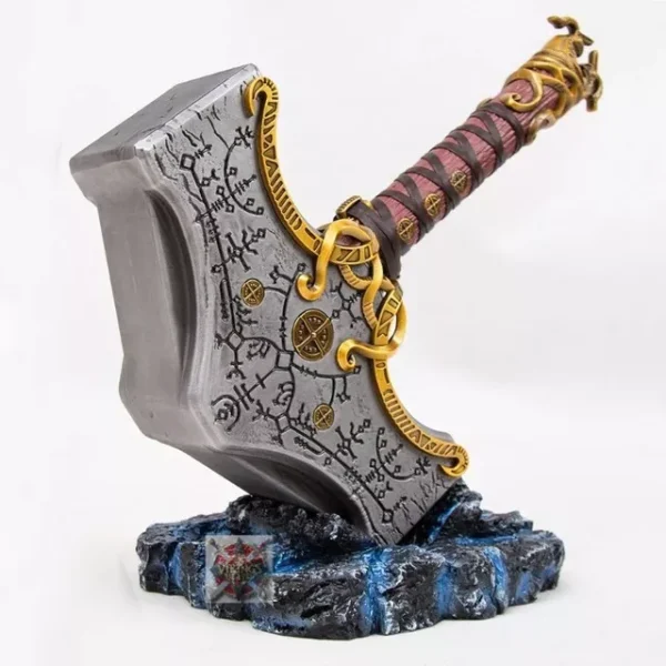 God Of War Ragnarok Mjolnir Thor's Hammer Souvenir Replica Hammer - Image 2