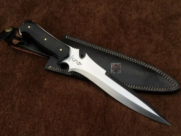 RE4 Jack Krauser Knife Replica – Carbon Steel Bowie Knife with Sheath – Best Gift - Image 2