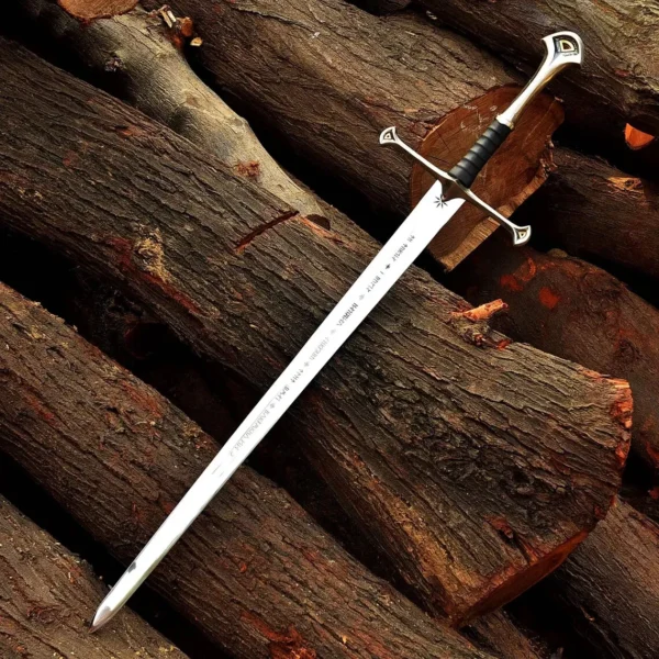 Hand Forged High Carbon Steel Viking Sword - Battle Ready Medieval Blade - Collectable - Image 4