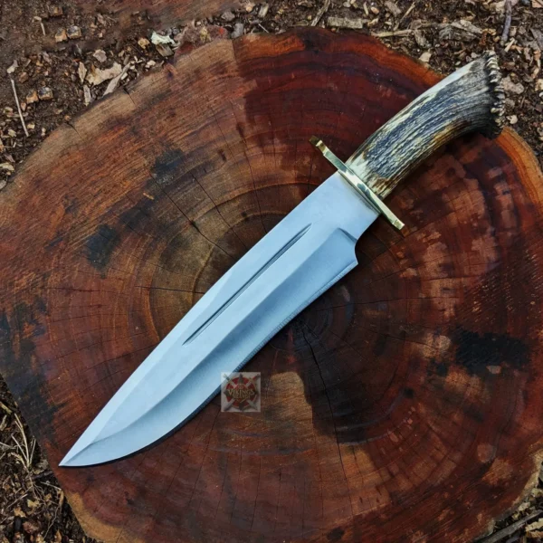 Seraphim Falls Bowie Knife - MUELA MAGNUM STAG 26 Replica with Leather Sheath - Image 2