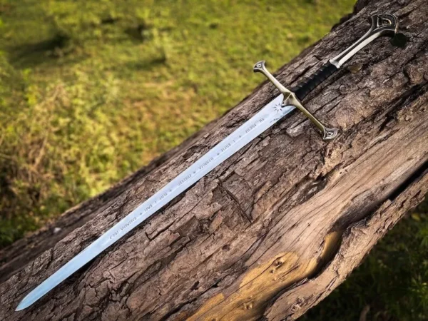 Anduril Narsil Sword - King Aragorn Replica from LOTR | Collectible Sword - Image 2