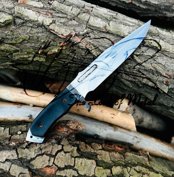 Rambo Last Blood Bowie Knife – D2 Tool Steel Handmade Survival Knife with Sheath - Image 3