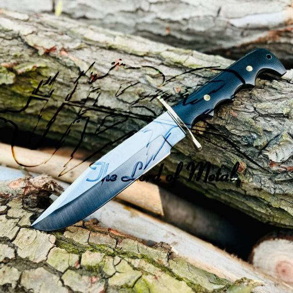 Custom Handmade Randall Knife D2 Tool Steel Bowie Knife - Micarta Handle Hunting Survival Knife - Image 5