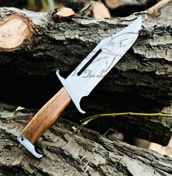 Rambo 3 Knife – Handmade D2 Tool Steel Survival Knife with Leather Sheath - Image 5