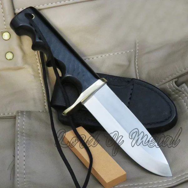 Randall Knife for Sale - Handmade D2 Steel Hunting Knife w/ Black G-10 Handle & Sheath - Image 2