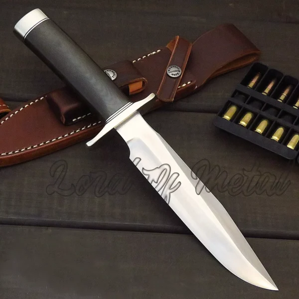 WW2 Randall Knife – Handmade D2 Steel Full Tang Hunting Knife with Sheath - Image 2