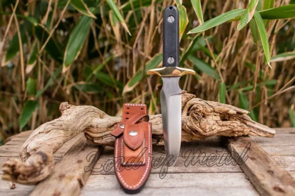 Randall Knife for Sale - Handmade D-2 Steel Full Tang Bowie Survival Knife w/ Sheath - Image 2