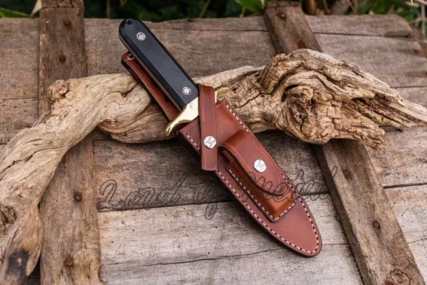 Randall Knife for Sale - Handmade D-2 Steel Full Tang Bowie Survival Knife w/ Sheath - Image 4